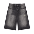 Paint Denim Shorts