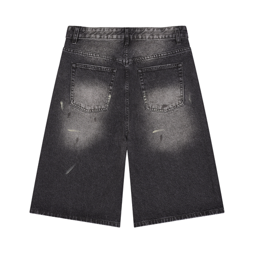 Paint Denim Shorts